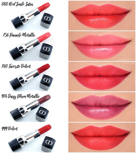 ROUGE DIOR Lipstick Swatches & Reviews 